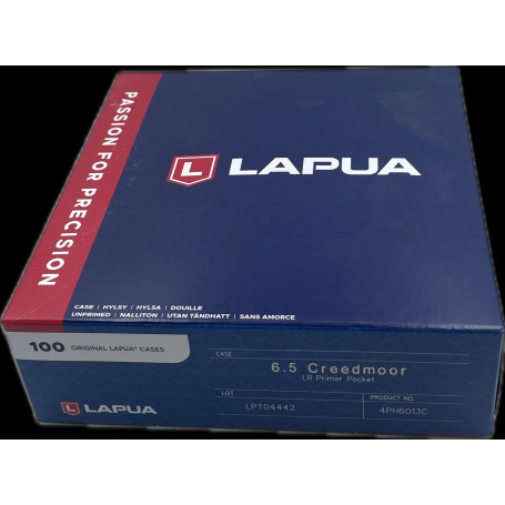 DOUILLES 6.5 CREEDMOOR LAPUA BOITE DE 100