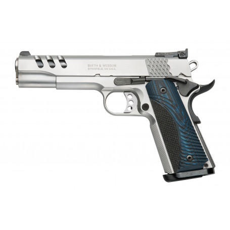 SMITH & WESSON 1911 PERFORMANCE CENTER 5" CUSTOM BLEU Cal 45 acp