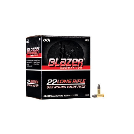 525 MUNITIONS CCI BLAZER 40 gr Cal 22 lr