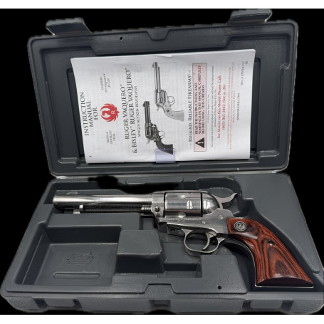 RUGER VAQUERO INOX 5.1/2" Cal 45 lc