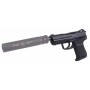 Pistolet HK 45C Tactical Cal. 45 ACP - Fileté