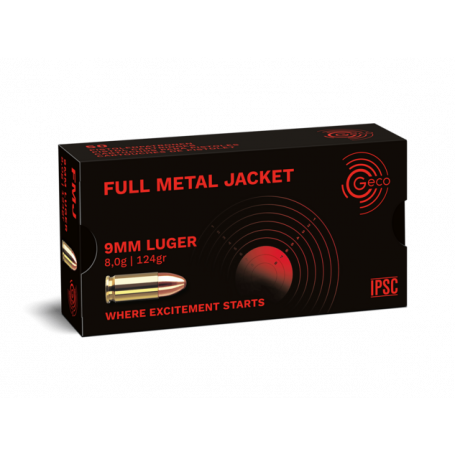 Munitions Geco 9x19 124gr - les 1000