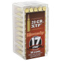MUNITIONS HORNADY 17 HMR 20 GR XTP LES 250