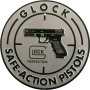 PANNEAU METAL GLOCK "SAFE ACTION"