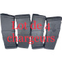 LOT DE 4 CHARGEURS AR 15 30 COUPS SWT.