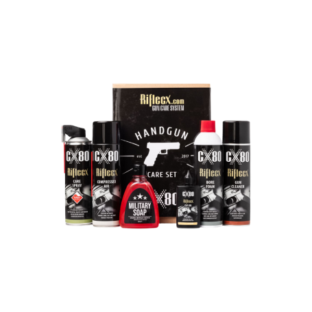 KIT D'ENTRETIEN RIFLECX COMPLET POUR ARMES DE POING