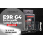 Powertac E9R G4 2550 Lumen USB Rechargeable LED Flashlight w