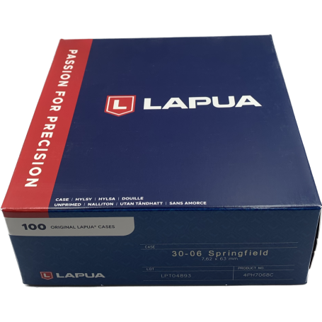 DOUILLES 30-06 LAPUA BOITE DE 100