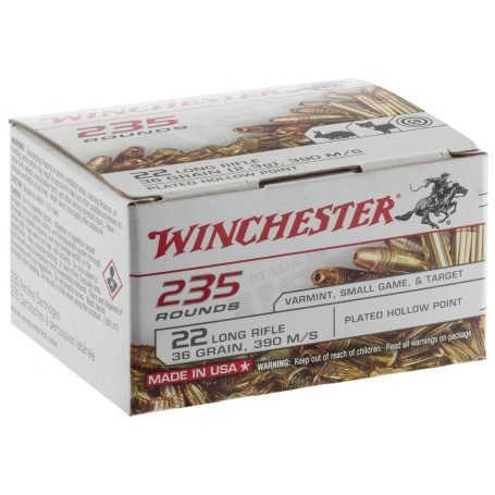 MUNITIONS WINCHESTER 22lr VARMINT HP LES 470