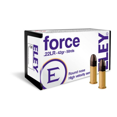 ELEY FORCE 42gr Cal 22 lr LES 500